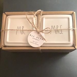 Rae Dunn Jewelry Boxes (Set of 2) NWT